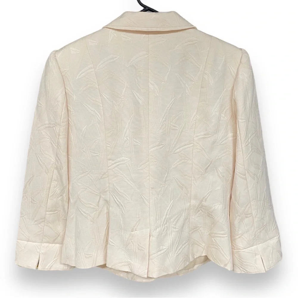 Worthington 3/4 Length Sleeve Porcelain Beige Blazer 14 NWOT - Picture 4 of 6